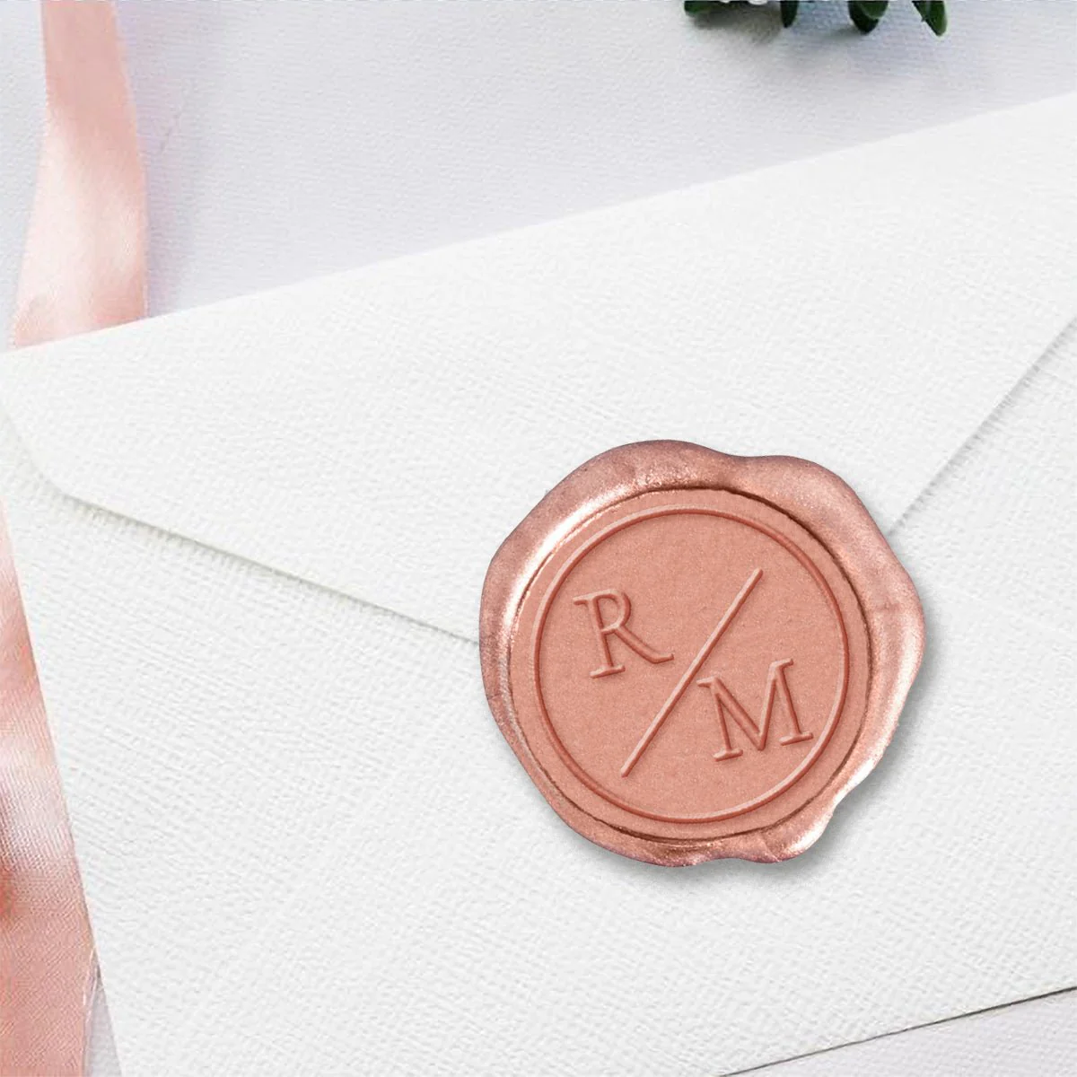 Elena Wedding Monogram Custom Wax Seal Stamp #2508 - Image 3