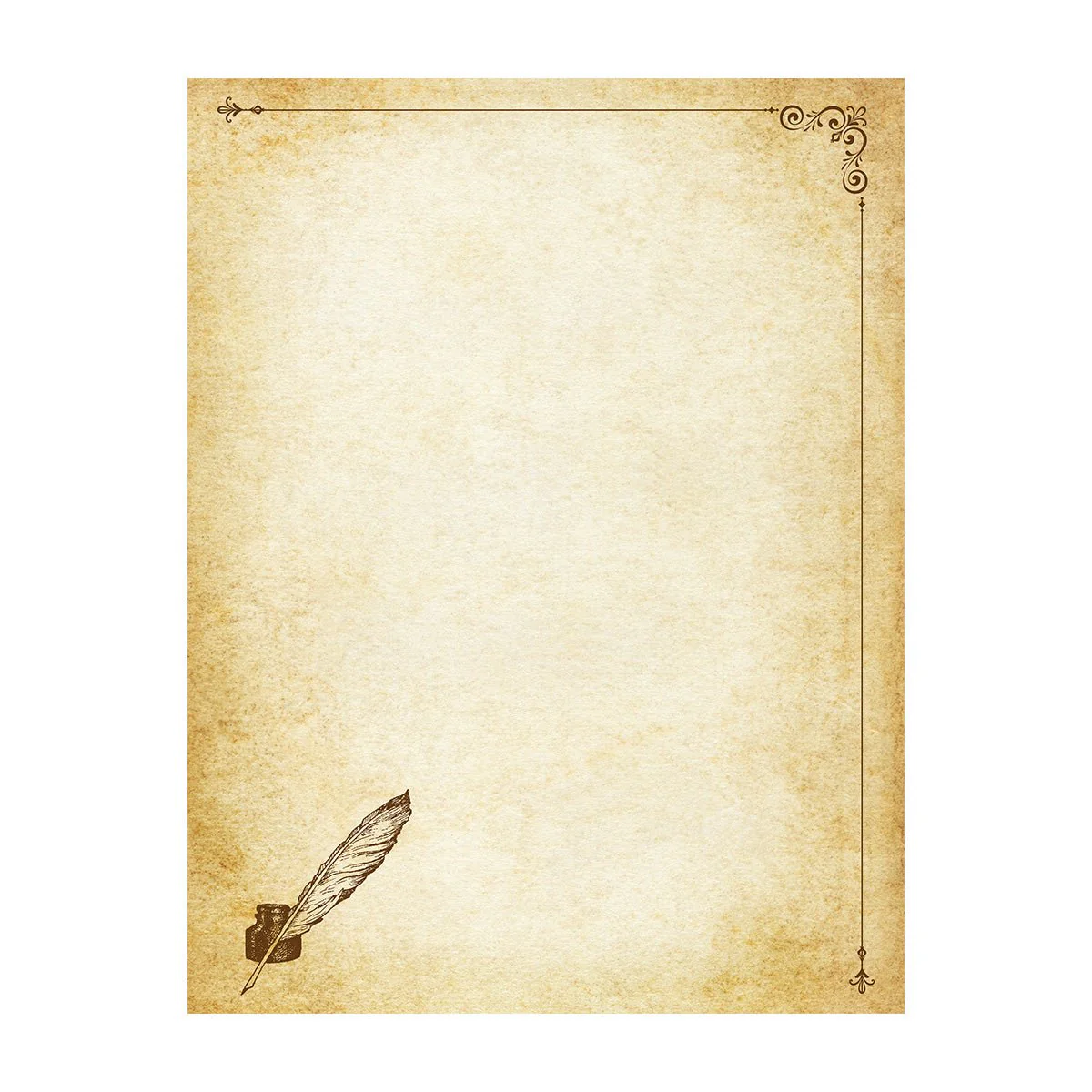 Parchment Stationery Vintage Design Boxed Gift Set -20/10 with Personalization option - Image 10
