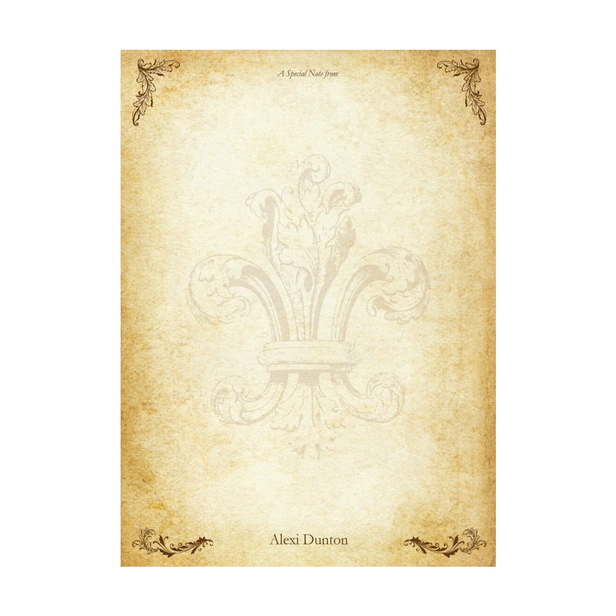Parchment Stationery Vintage Design Boxed Gift Set -20/10 with Personalization option - Image 7