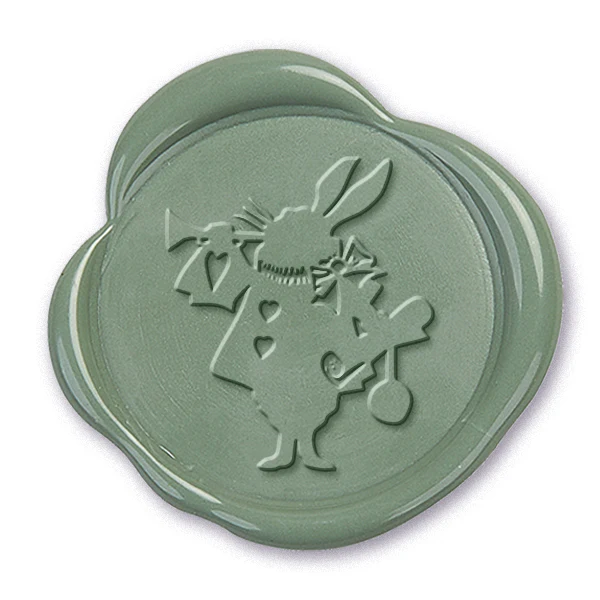 Alice in Wonderland Wax Seal Stamp #3356-USA Handcrafted - Image 2