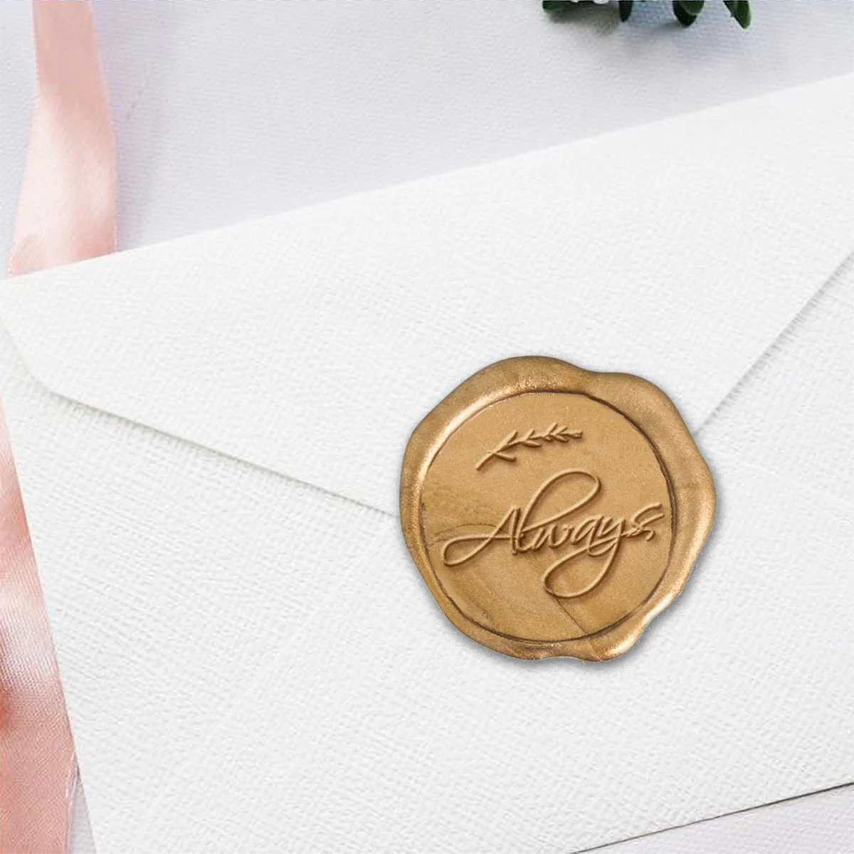 Always Hand Pressed Adhesive Wax Seals #7885PNS