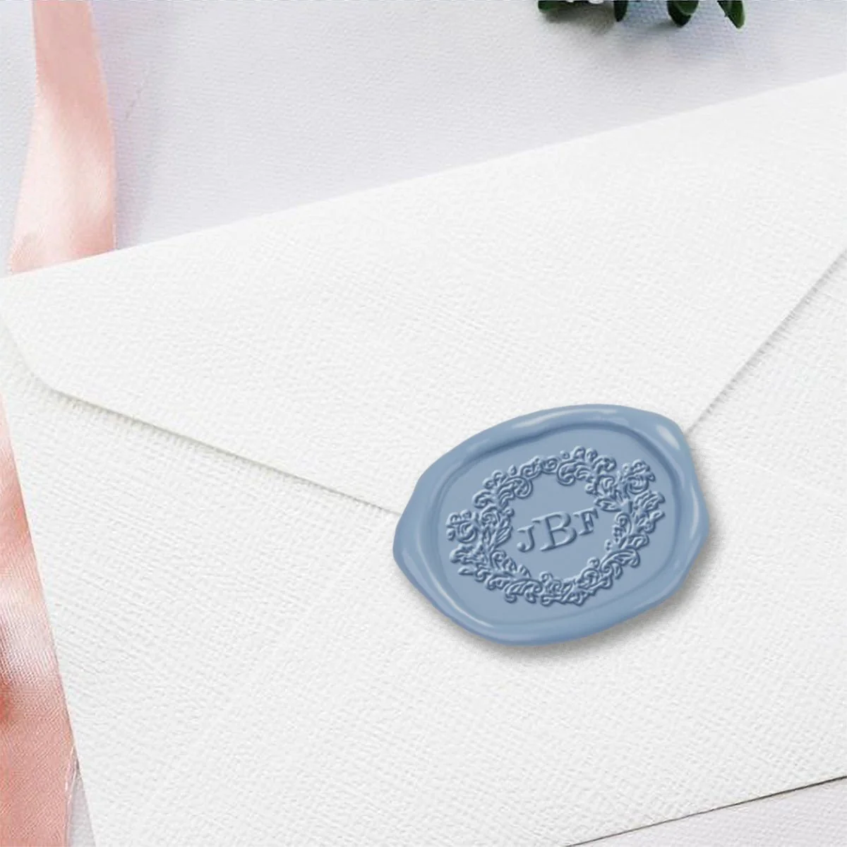 Aurora Regal Monogram Custom Wax Seal Stamp 3 letters -#2588 - Image 3