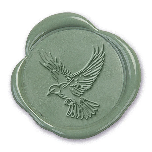 Bird In Flight Wax Seal Stamp #3538-USA Handcrafted - Image 2