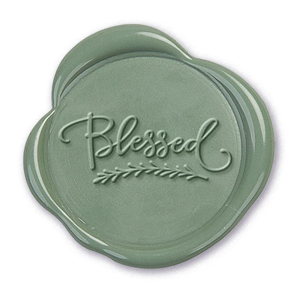 Blessed Wax Seal Stamp #7526 -USA Handcrafted - Image 2