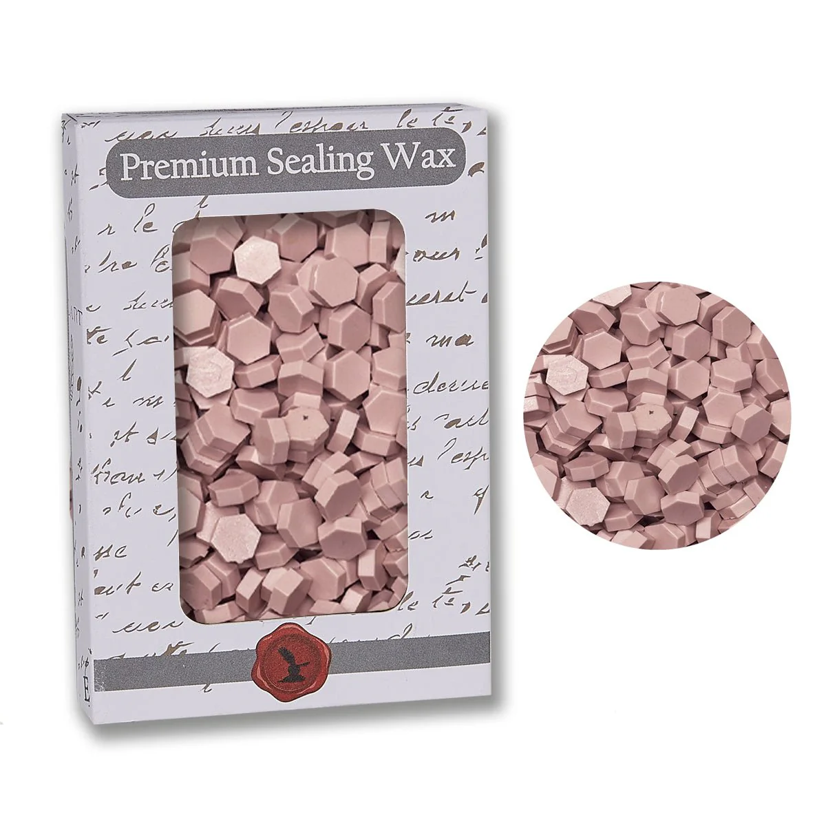 Blush Pink Premium Sealing Wax Beads 2 oz. PK