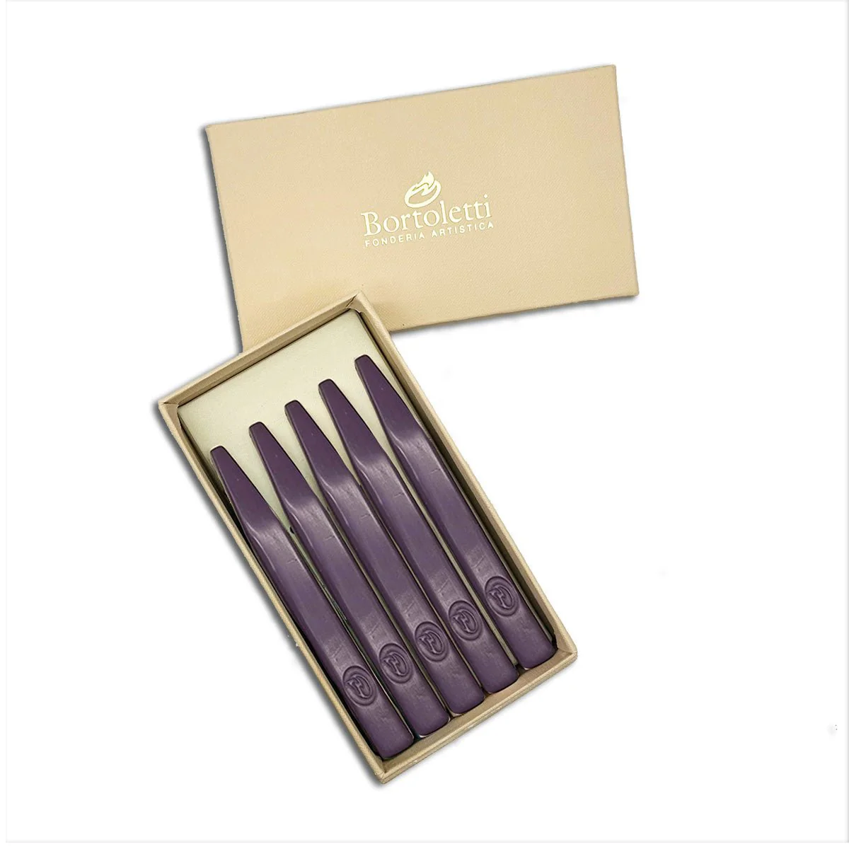 Bortoletti Kings Traditional Scented Sealing Wax Box of 5-Order by Color - Image 10