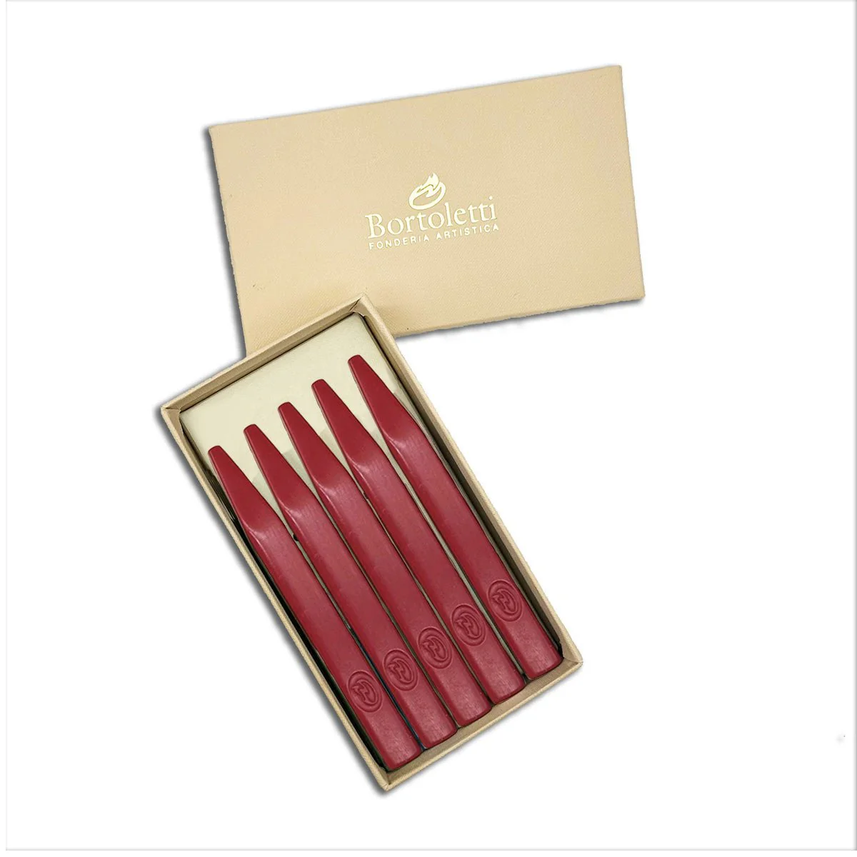 Bortoletti Kings Traditional Scented Sealing Wax Box of 5-Order by Color - Image 11
