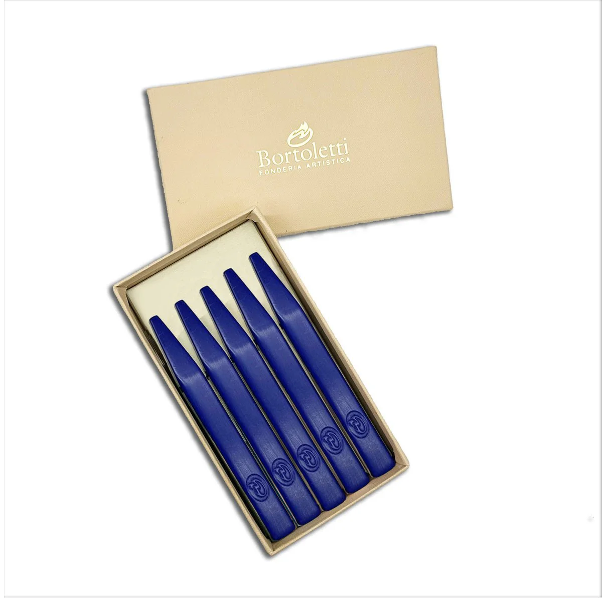 Bortoletti Kings Traditional Scented Sealing Wax Box of 5-Order by Color - Image 12