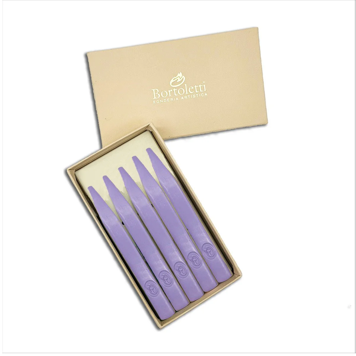 Bortoletti Kings Traditional Scented Sealing Wax Box of 5-Order by Color - Image 7