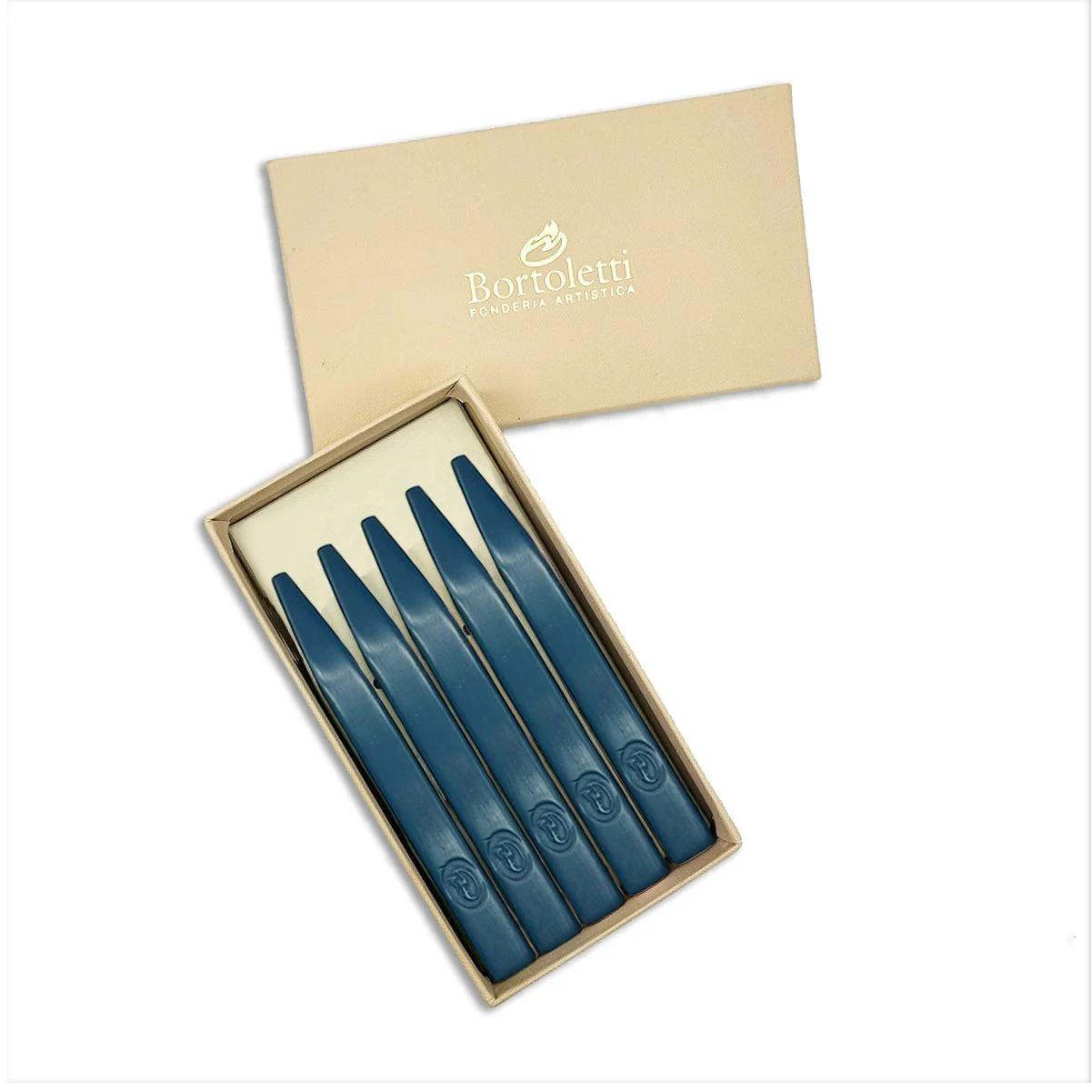 Bortoletti Kings Traditional Scented Sealing Wax Box of 5-Order by Color - Image 9