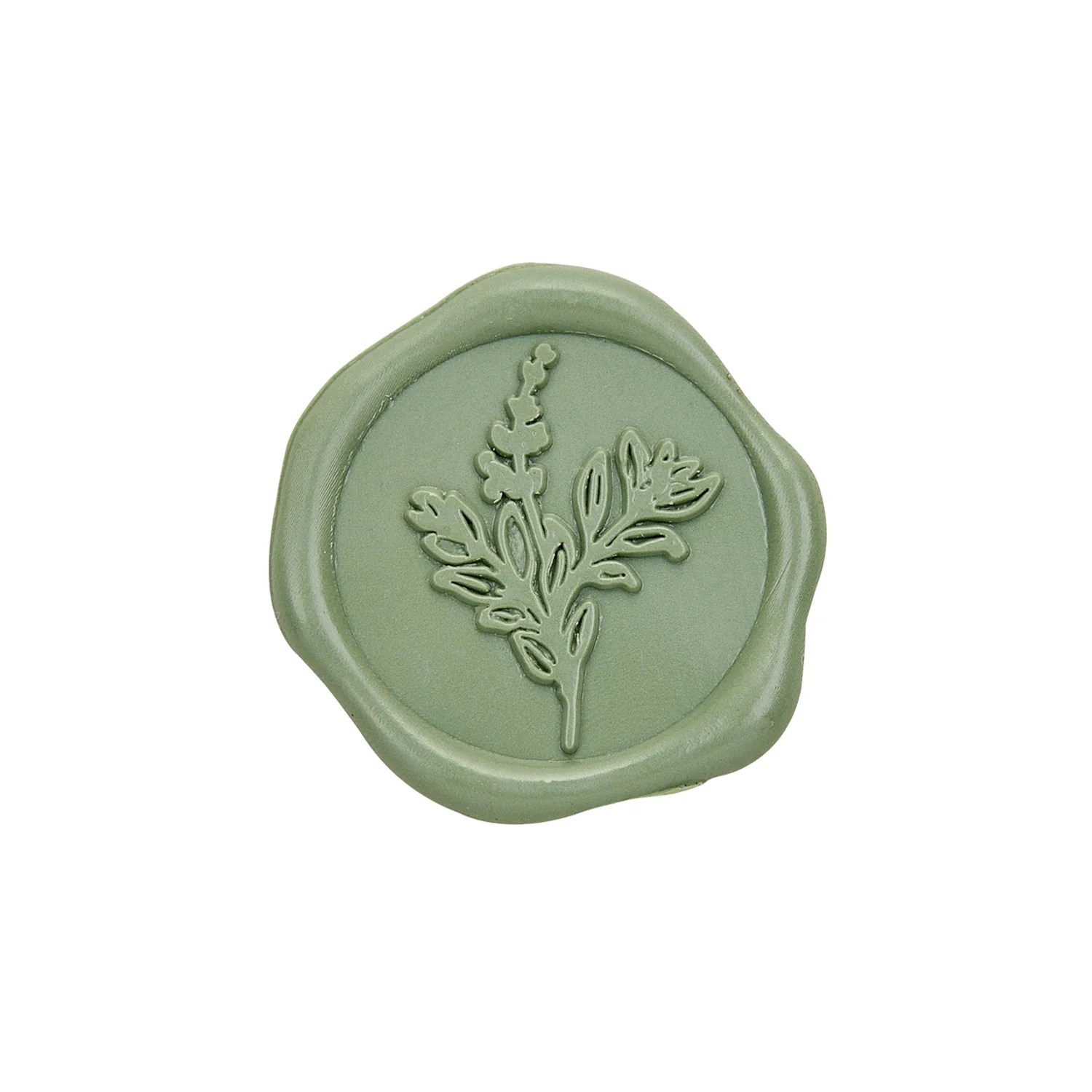 Botanical Wedding Adhesive Wax Seal Quick-Ship Stickers 25PK-7 Colors - Image 14