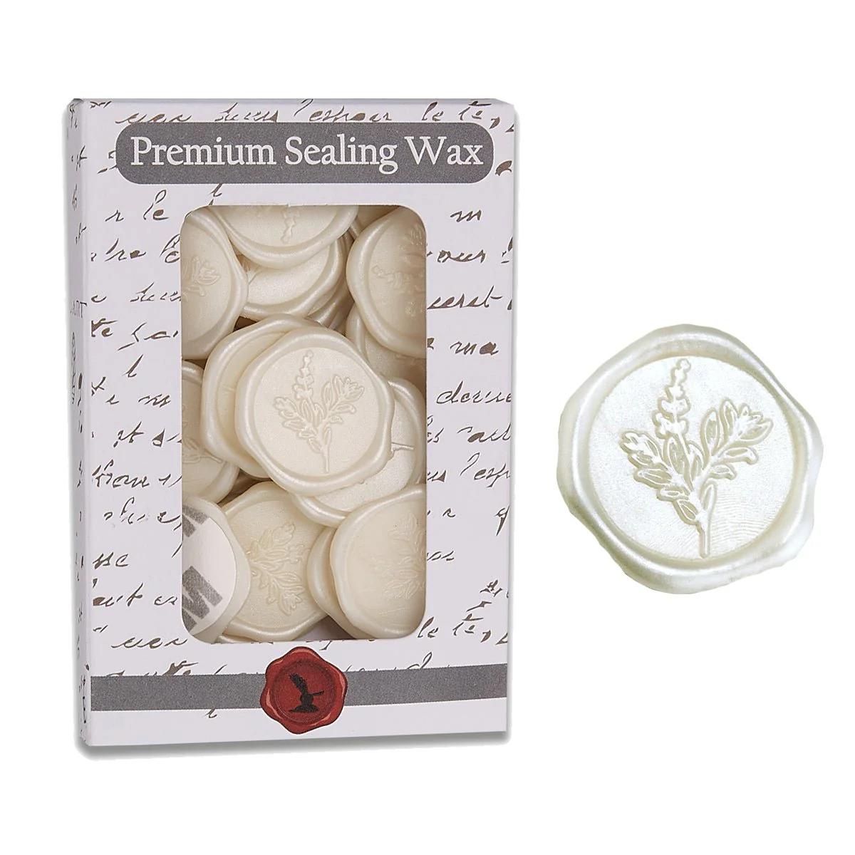 Botanical Wedding Adhesive Wax Seal Quick-Ship Stickers 25PK-7 Colors - Image 4