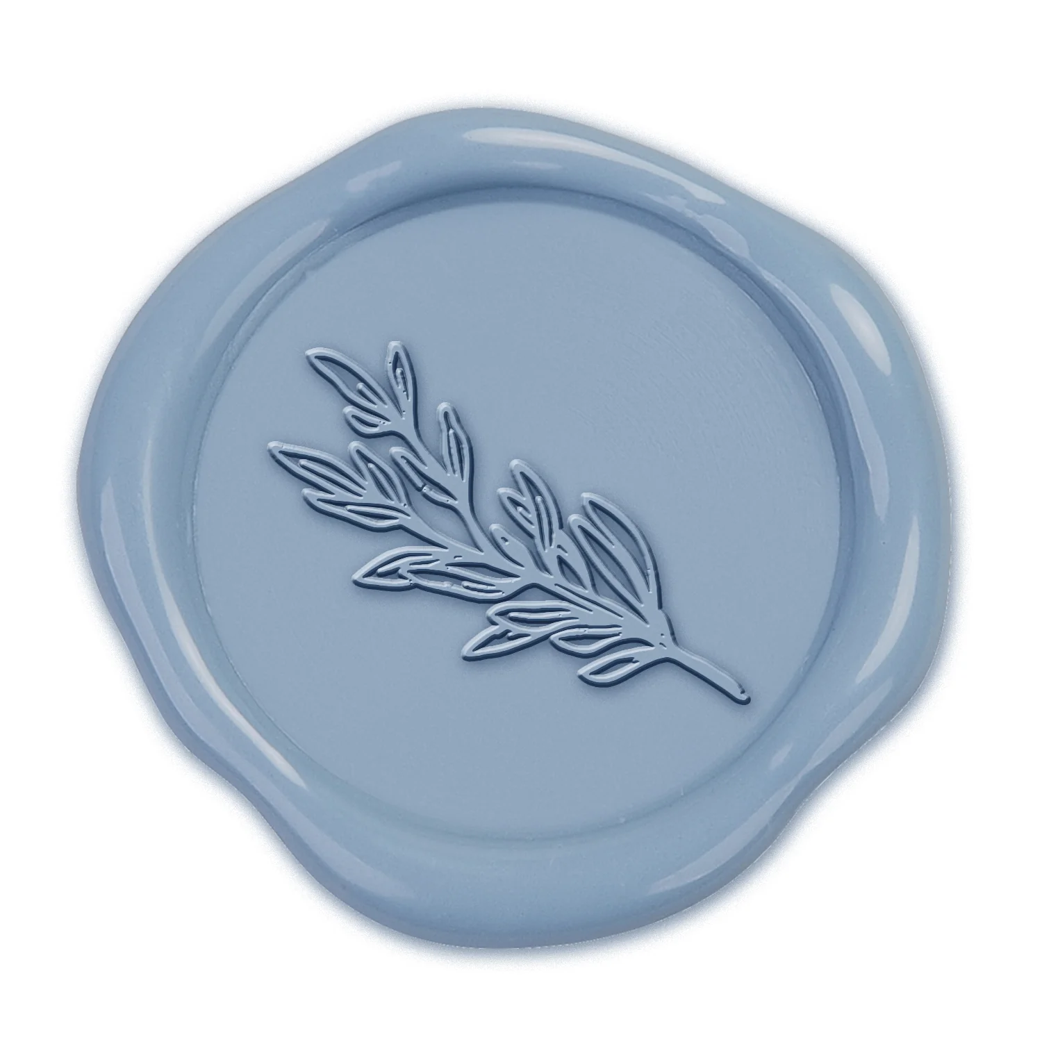 Rosemary Hand Pressed Wedding Motif Adhesive Wax Seals #8508 - Image 2