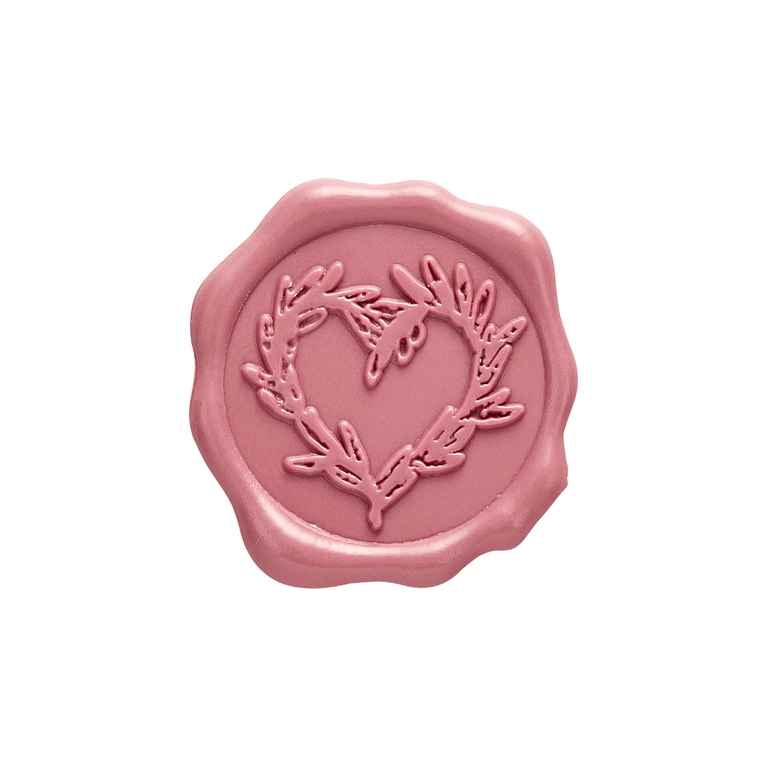 Branch Heart Wedding Adhesive Wax Seal Quick-Ship Stickers 25PK-7 Colors - Image 10