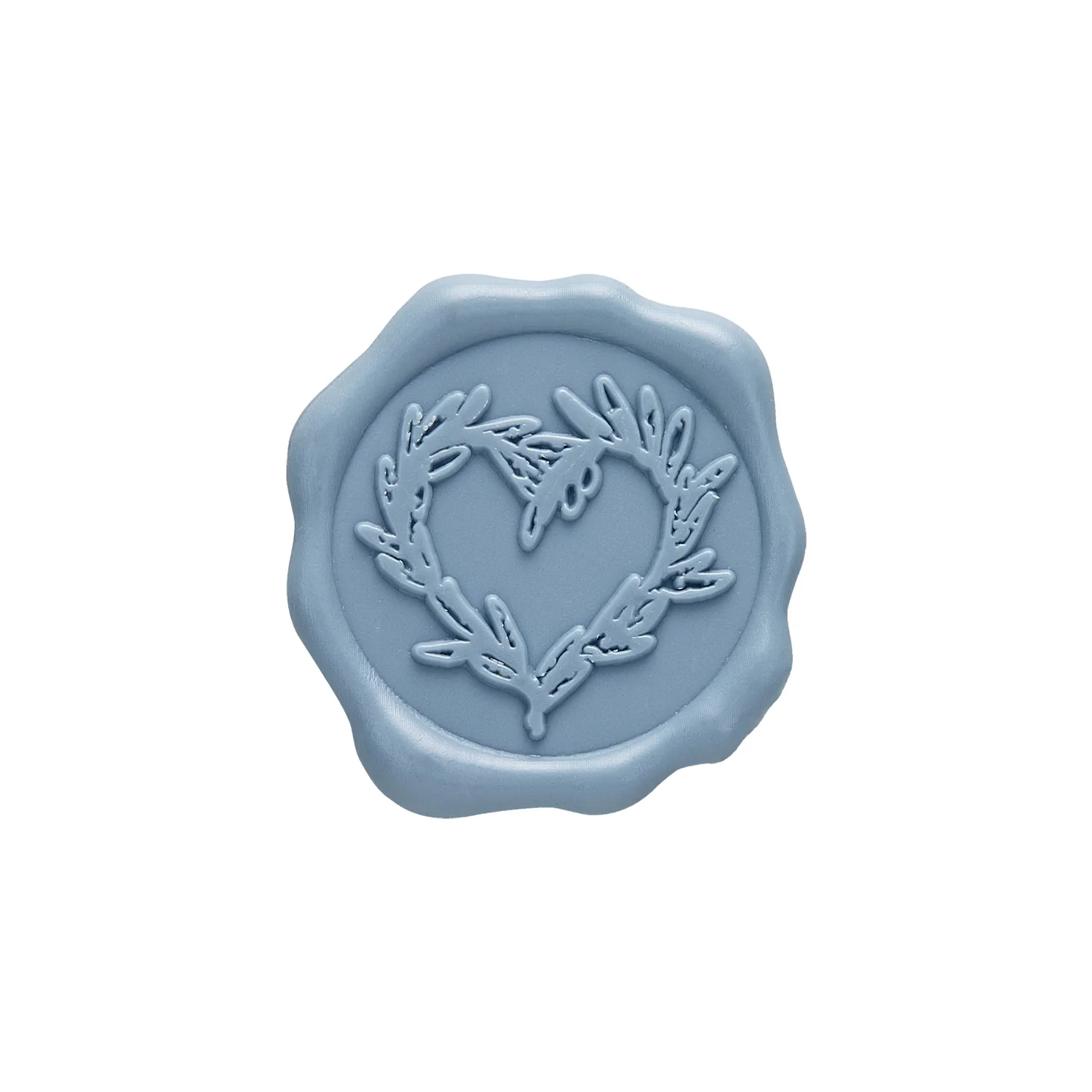 Branch Heart Wedding Adhesive Wax Seal Quick-Ship Stickers 25PK-7 Colors - Image 11