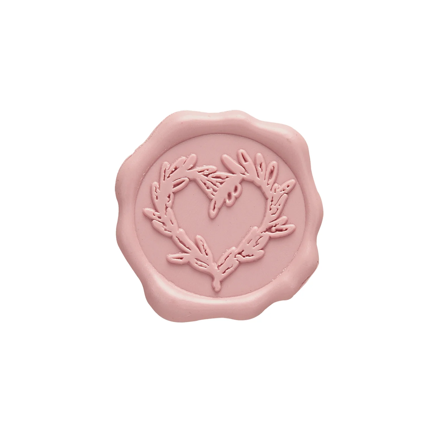 Branch Heart Wedding Adhesive Wax Seal Quick-Ship Stickers 25PK-7 Colors - Image 12