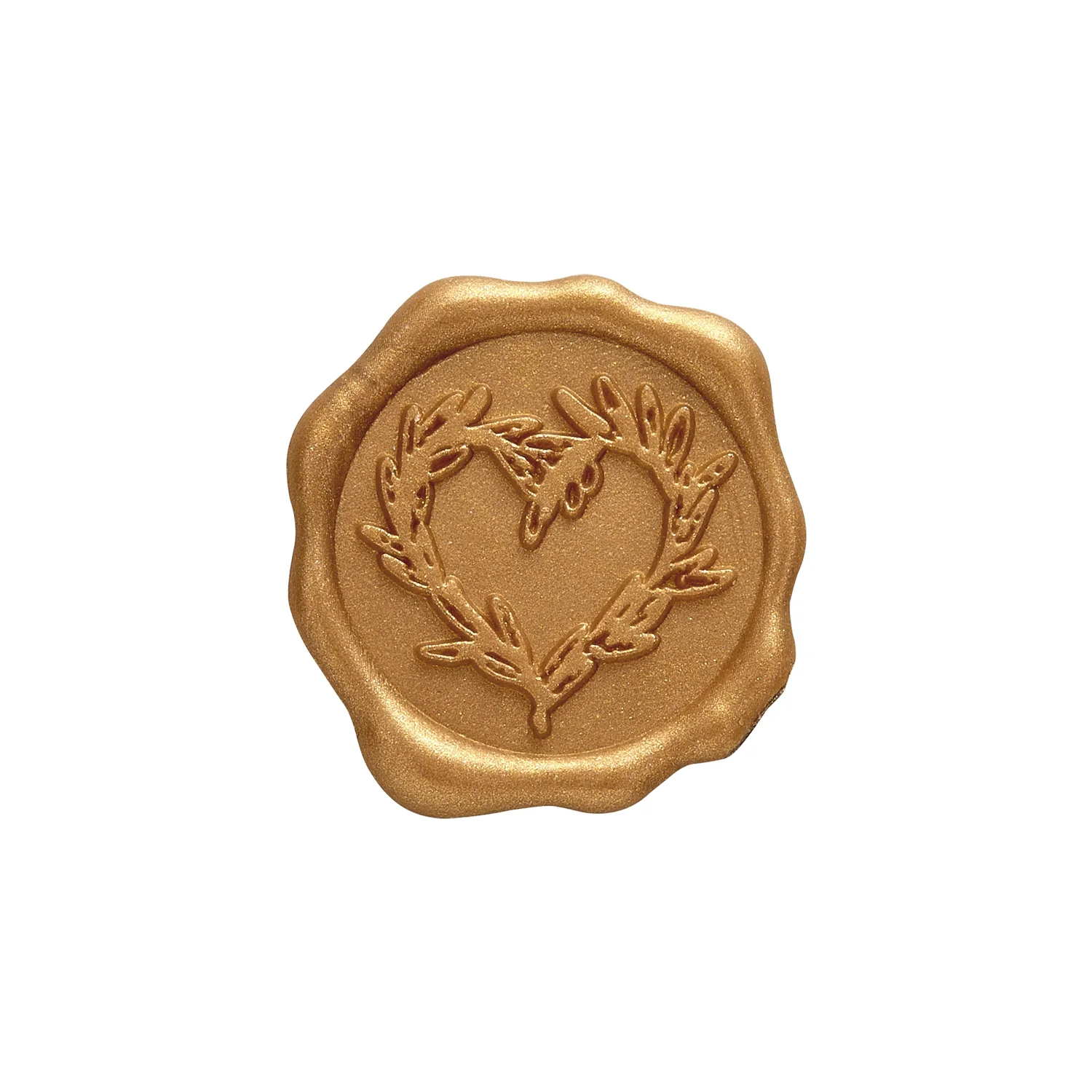 Branch Heart Wedding Adhesive Wax Seal Quick-Ship Stickers 25PK-7 Colors - Image 14