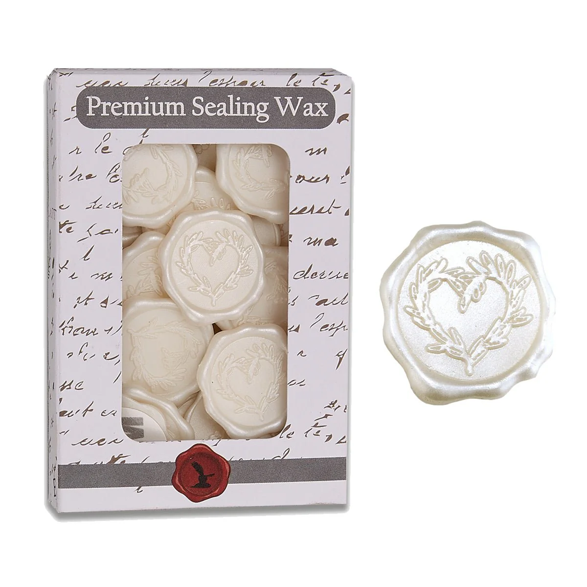 Branch Heart Wedding Adhesive Wax Seal Quick-Ship Stickers 25PK-7 Colors - Image 7