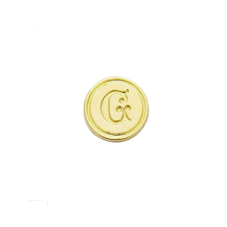 Brass Cerif Initial Wax Seal Stamp Gift Set kit with Gold Sealing Wax - Image 10