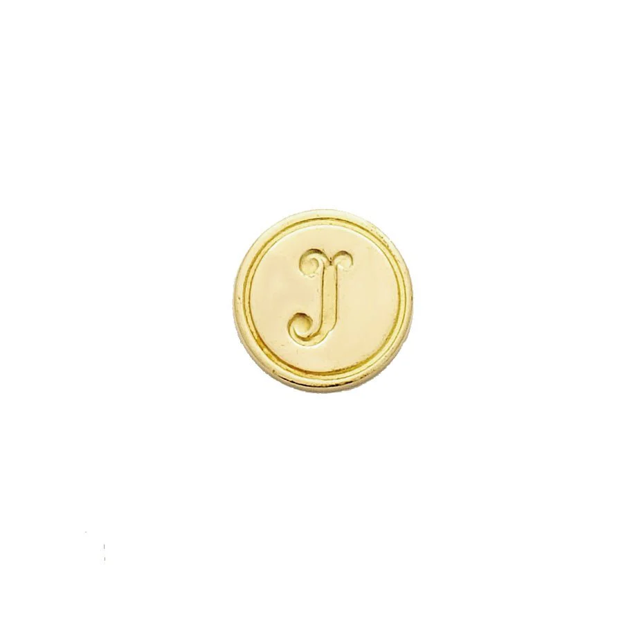 Brass Cerif Initial Wax Seal Stamp Gift Set kit with Gold Sealing Wax - Image 13
