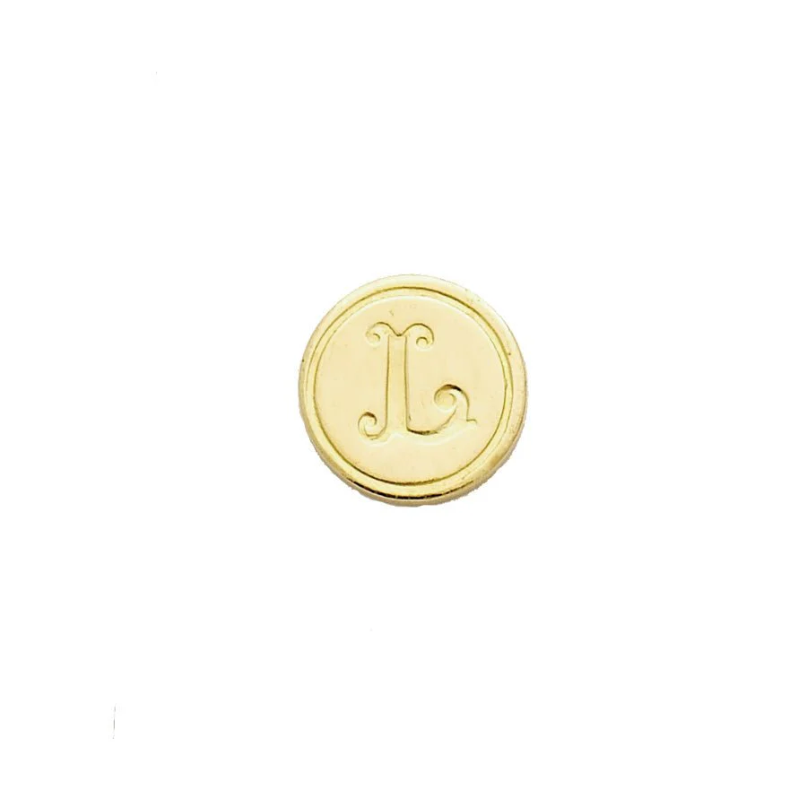 Brass Cerif Initial Wax Seal Stamp Gift Set kit with Gold Sealing Wax - Image 15