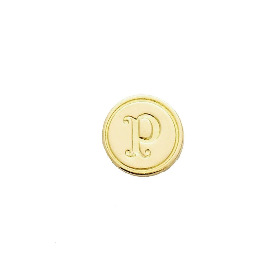 Brass Cerif Initial Wax Seal Stamp Gift Set kit with Gold Sealing Wax - Image 19