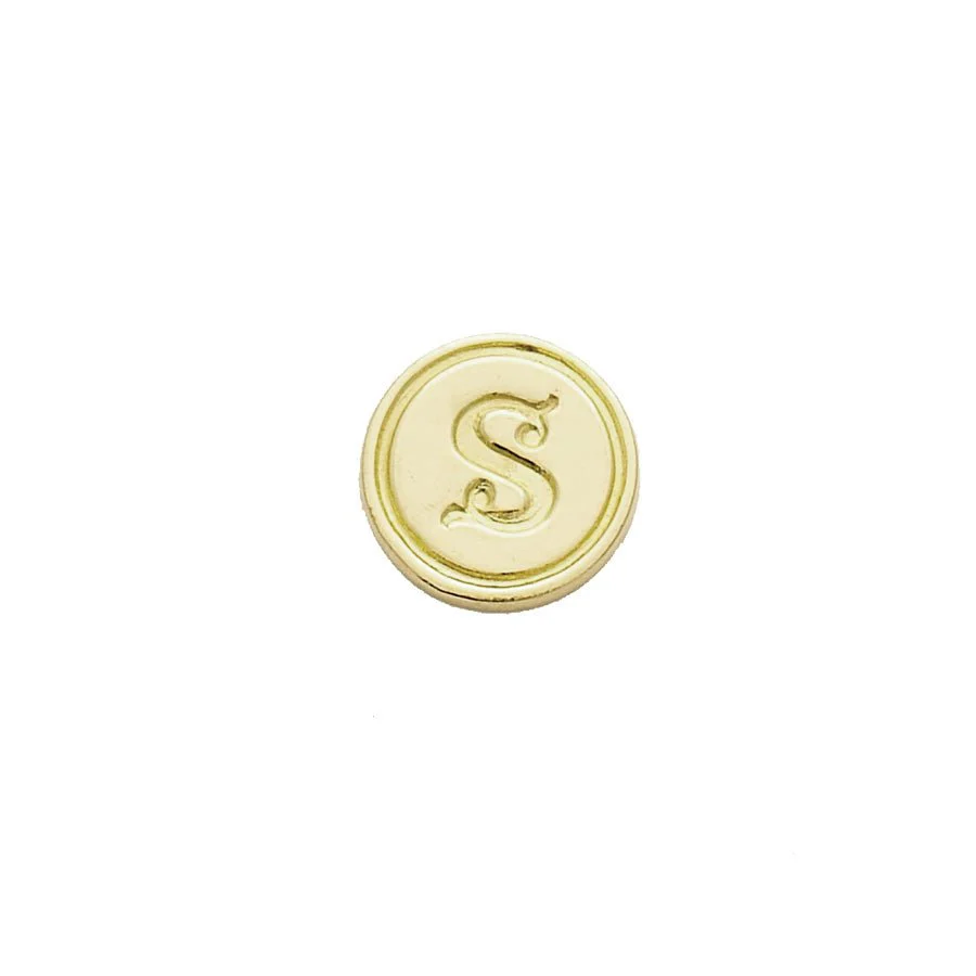 Brass Cerif Initial Wax Seal Stamp Gift Set kit with Gold Sealing Wax - Image 22