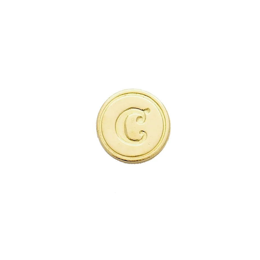 Brass Cerif Initial Wax Seal Stamp Gift Set kit with Gold Sealing Wax - Image 6