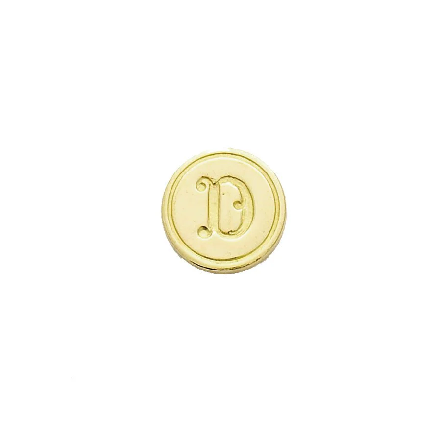 Brass Cerif Initial Wax Seal Stamp Gift Set kit with Gold Sealing Wax - Image 7