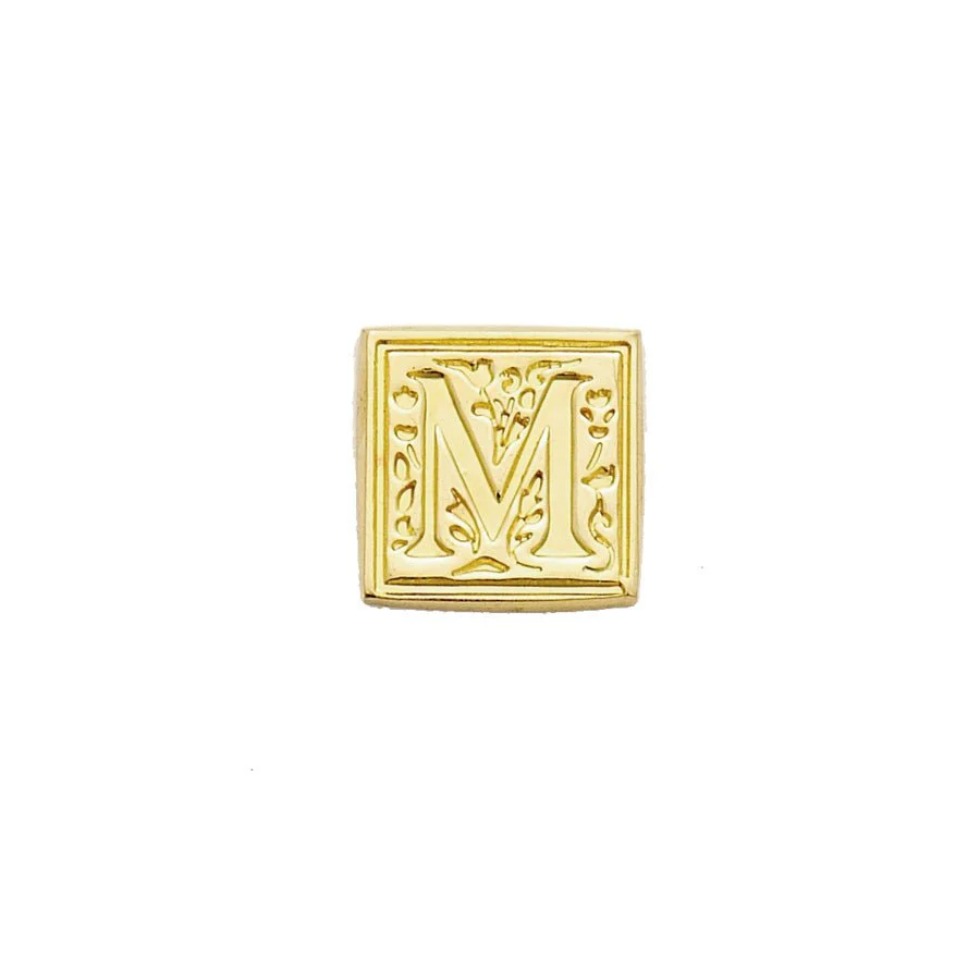 Brass Filigree Initial Wax Seal Stamp Gift Set Kit with Gold Sealing Wax - Image 15