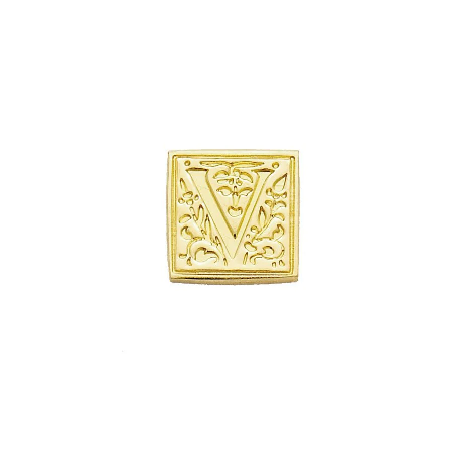 Brass Filigree Initial Wax Seal Stamp Gift Set Kit with Gold Sealing Wax - Image 24