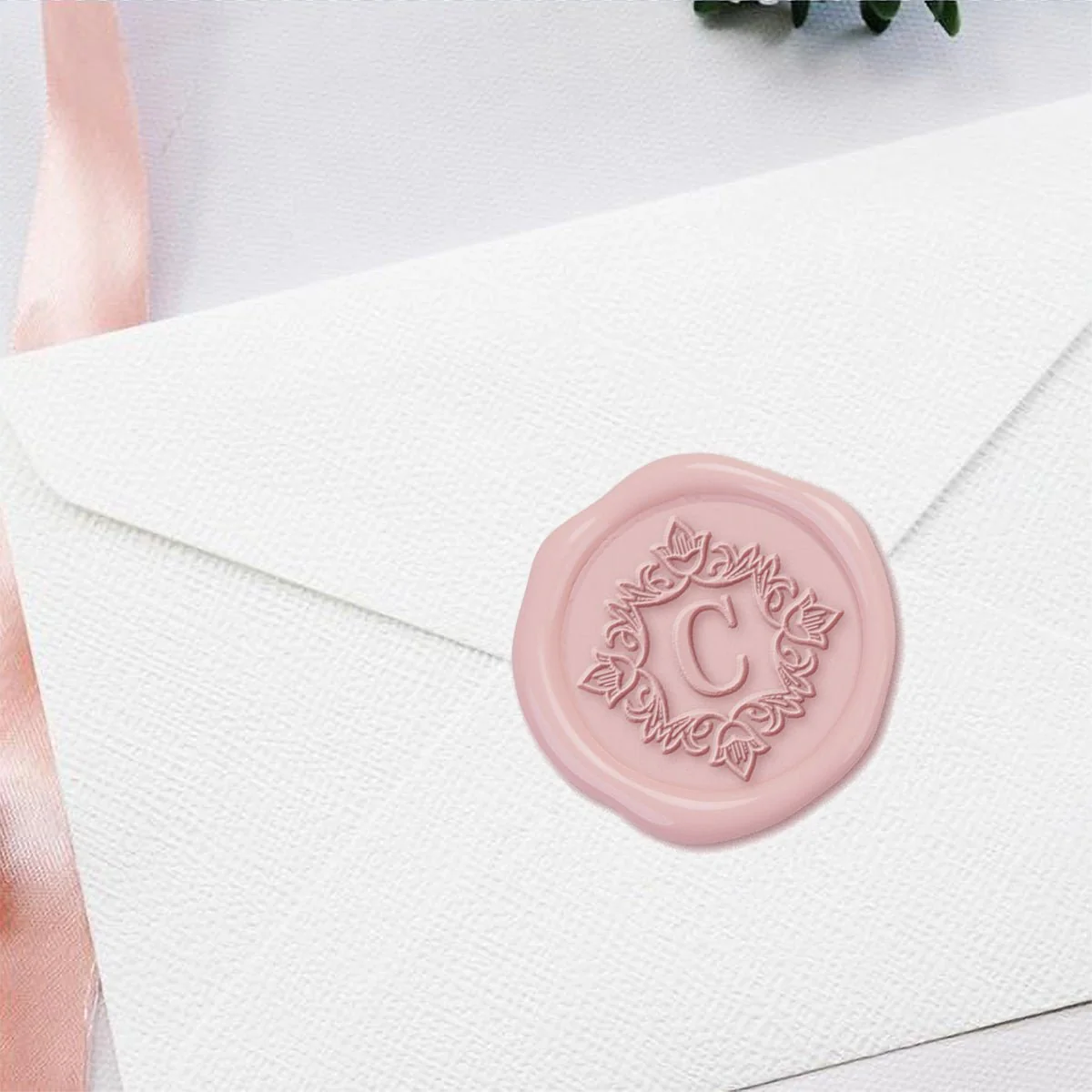 Camelia Adhesive Wax Seals #8006  Bundle with Stamp