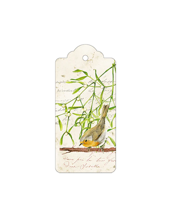 Songbird Italian Gift Tags with String - Pack of 4