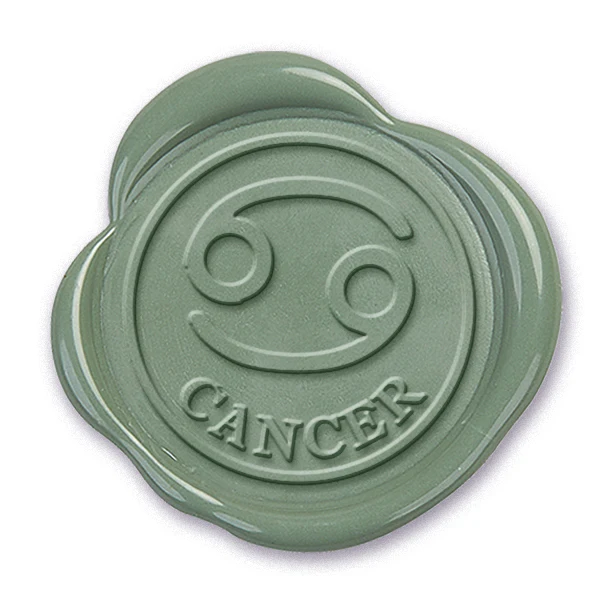 Cancer Zodiac Astrology Sign Wax Seal Stamp #431- USA Handcrafted - Image 2