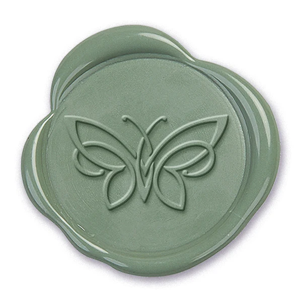 Celtic Butterfly Wax Seal Stamp #D744-USA Handcrafted - Image 2