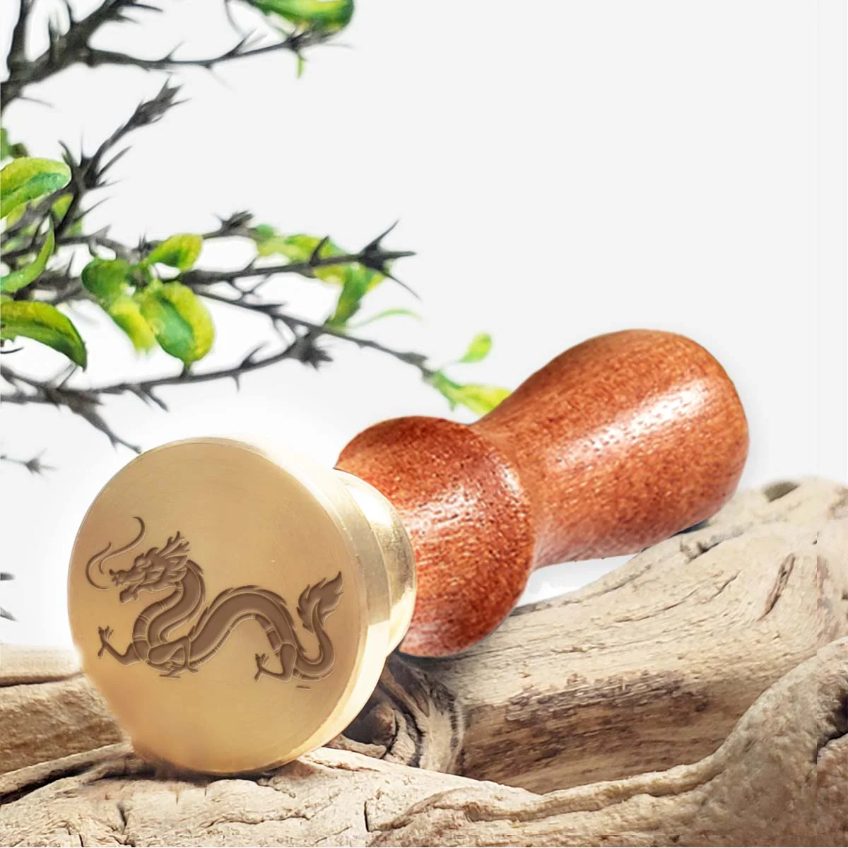 Chinese Dragon Wax Seal Stamp #4010 - USA Handcrafted
