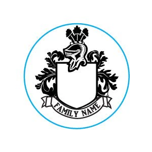 Create Your Own Family Crest Custom Wax Seal Stamp from our Templates 1 1/8" die Rosewood Handle - Image 3