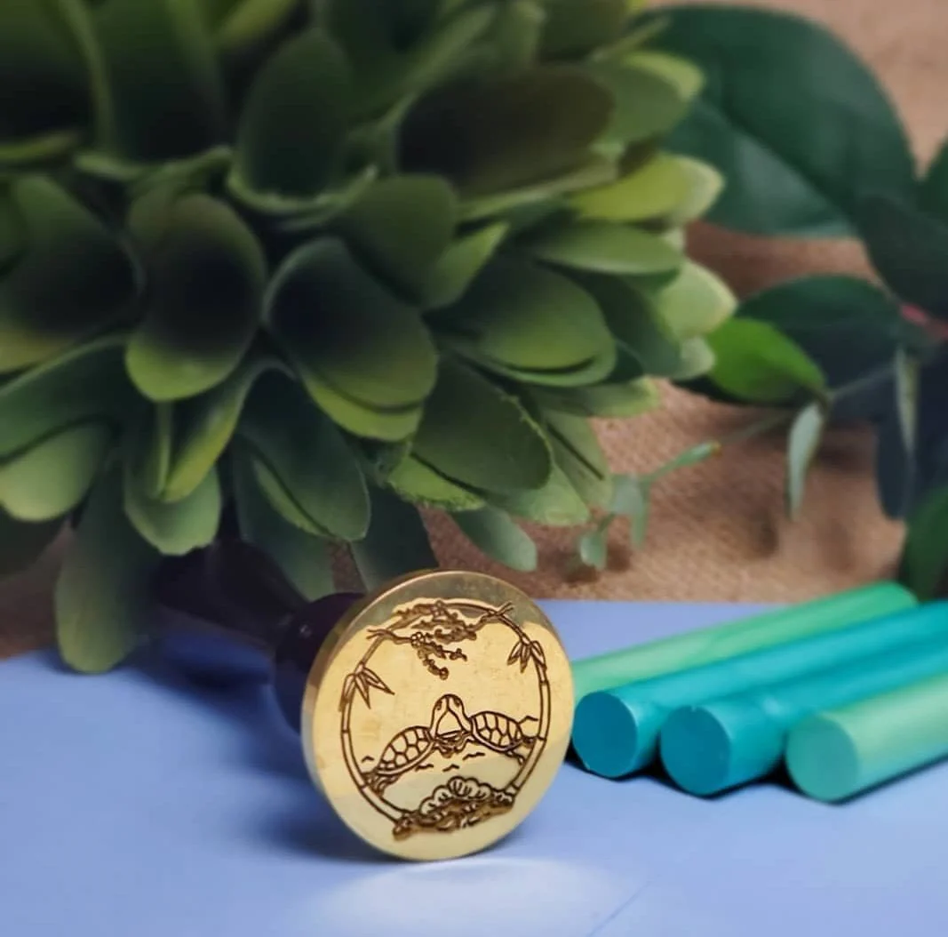 Create your Own Wedding Wax Seal Stamp from your Logo or Art with Choice of Handle - Image 4
