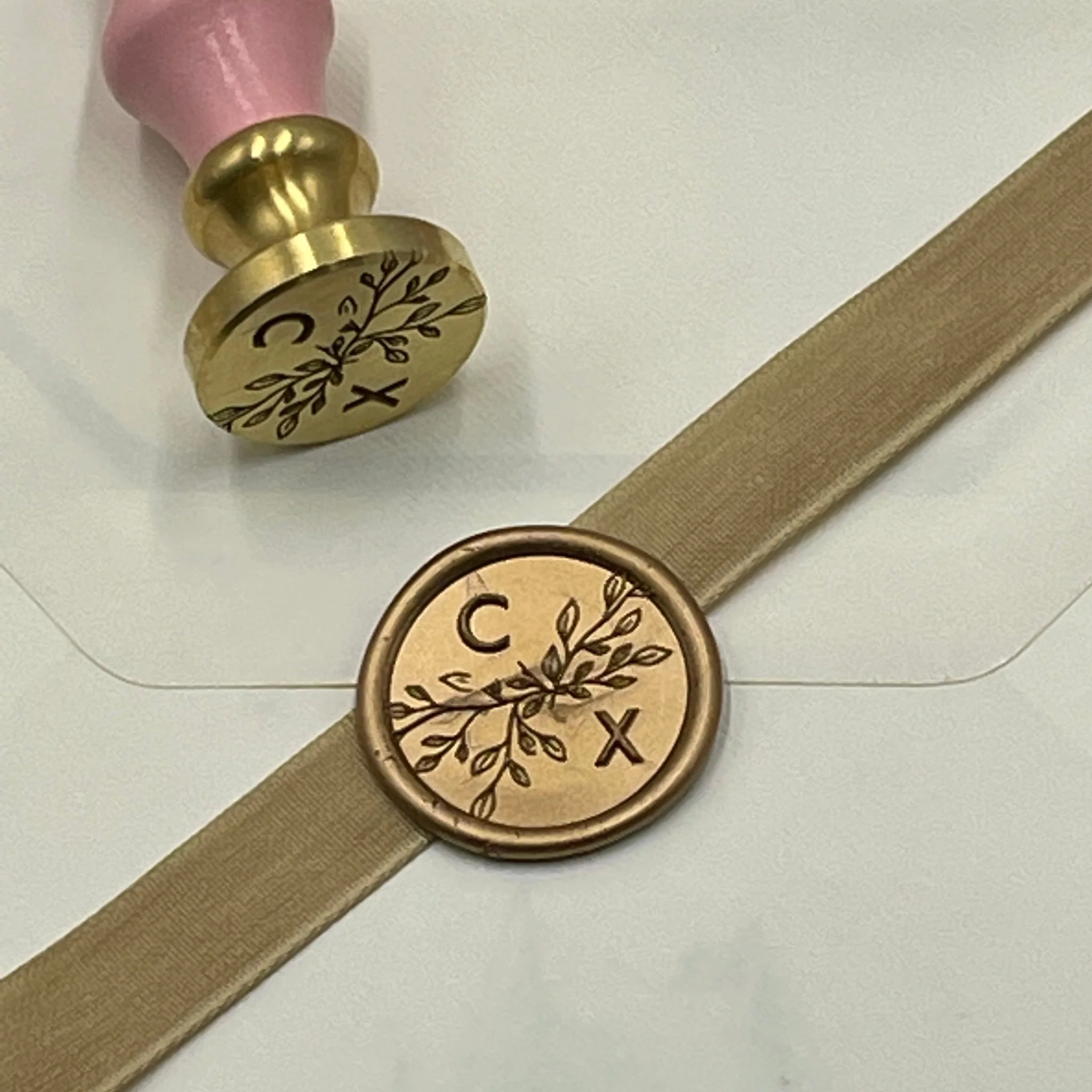 Create your Own Wedding Wax Seal Stamp from your Logo or Art with Choice of Handle - Image 6