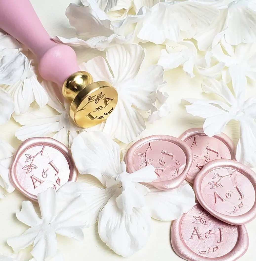 Create your Own Wedding Wax Seal Stamp from your Logo or Art with Choice of Handle - Image 7