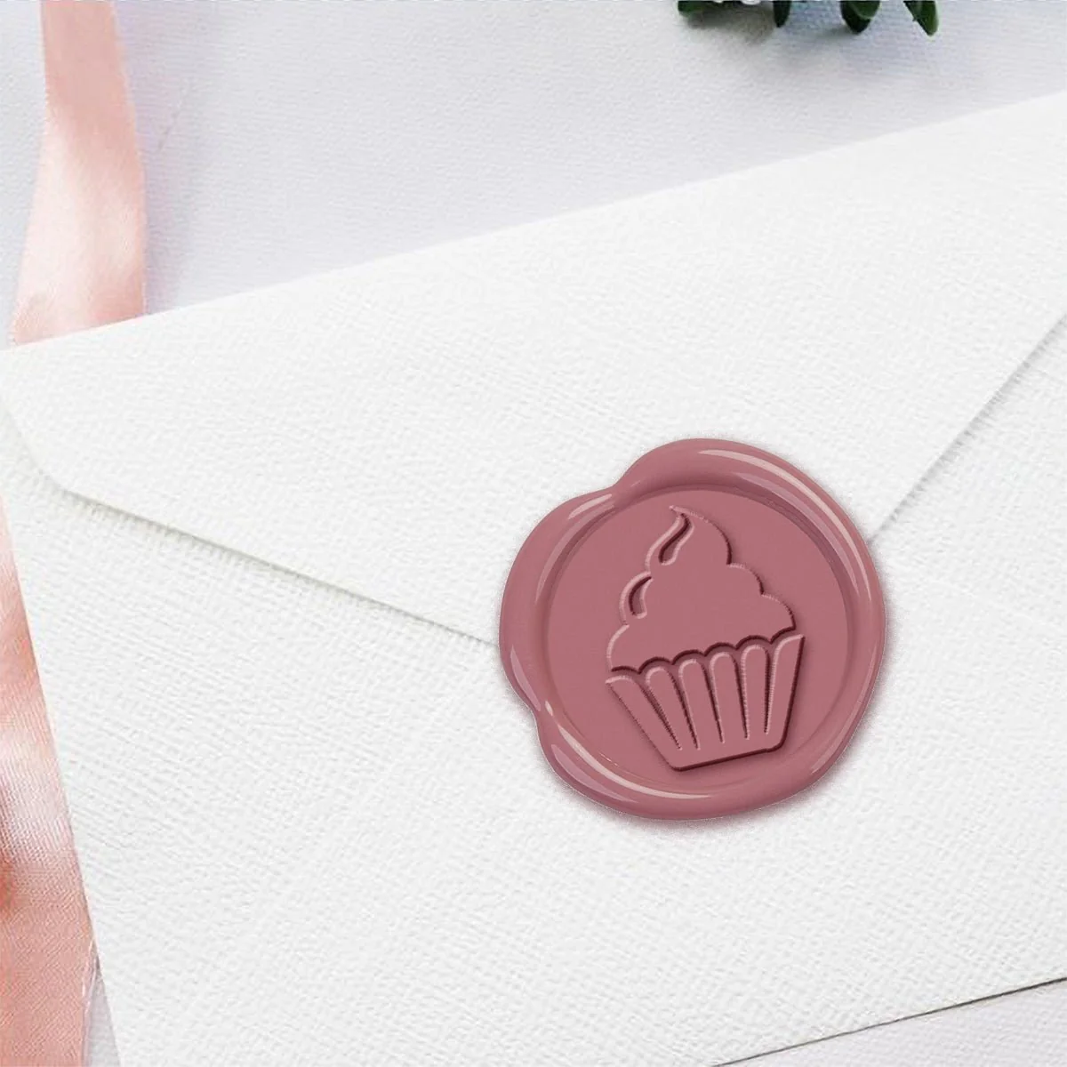 Cupcake Hand Pressed Adhesive Wax Seals #D426PNS