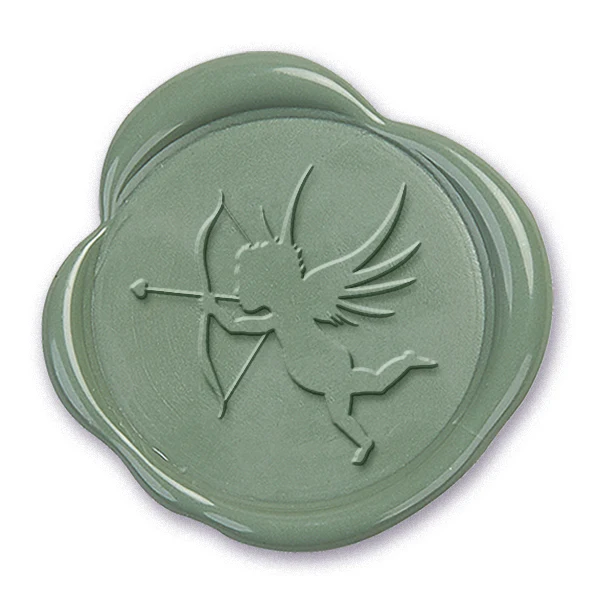 Cupid Wax Seal Stamp #R546-USA Handcrafted - Image 2