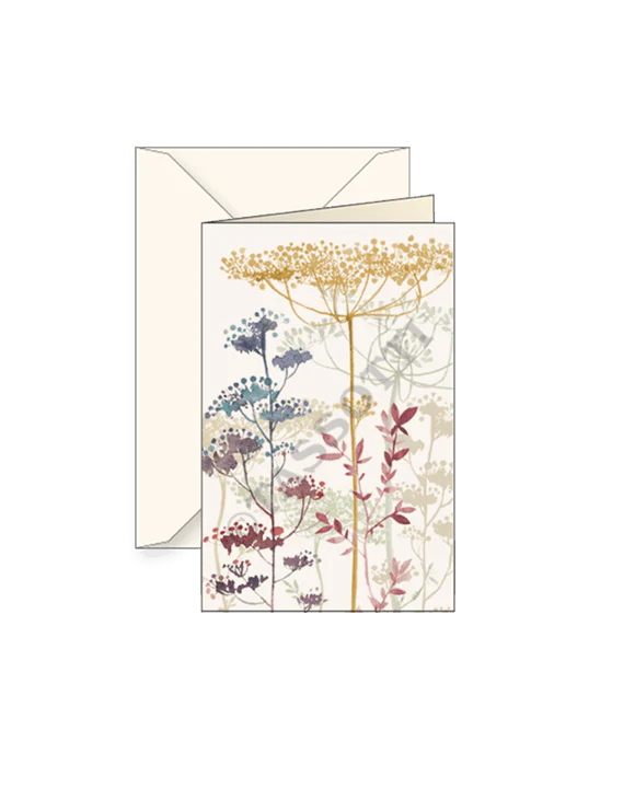 Fiore Al Sole Small Note Cards with envelope 3x4 - Set of 2