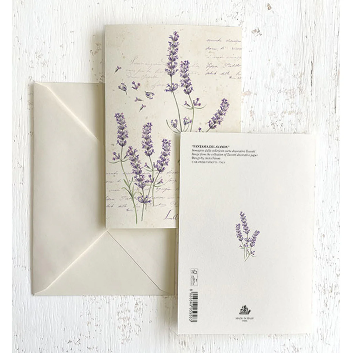 Lavendar Italian Note Cards Boxed Sets 4x6" - by Tassotti Italy 8/8 - Image 2