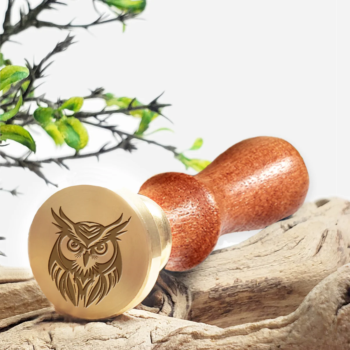 Owl Head Wax Seal Stamp #3548-USA Handcrafted