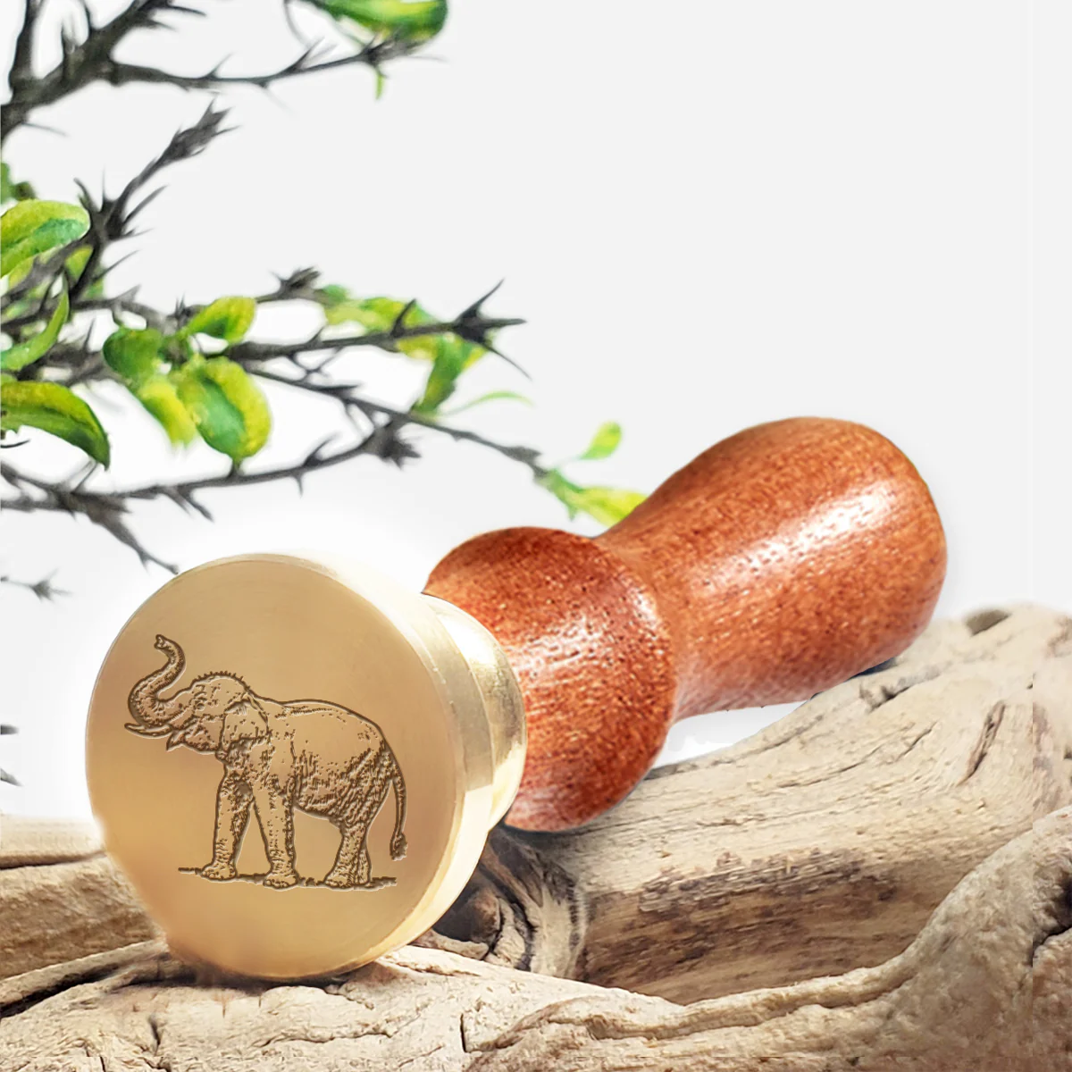 Elephant Wax Seal Stamp #3422- USA Handcrafted