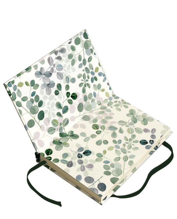 Eucalipto Italian Hard Cover Journals with strap 4x6 - Image 3