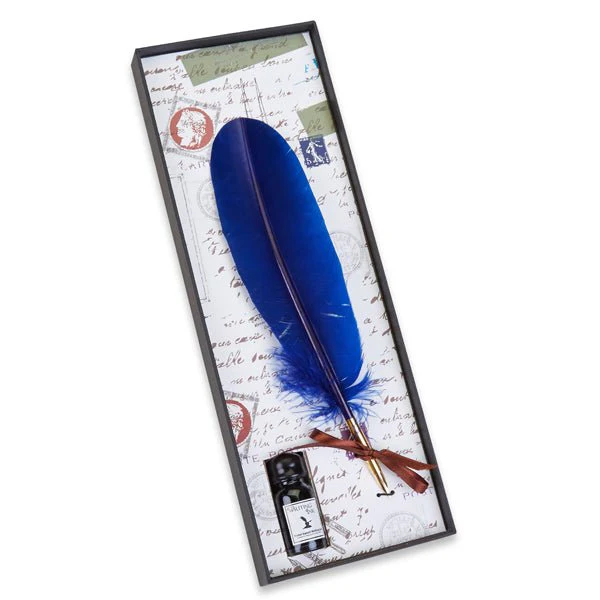 Feather Quill Pen & Ink Set -Turkey - Image 3