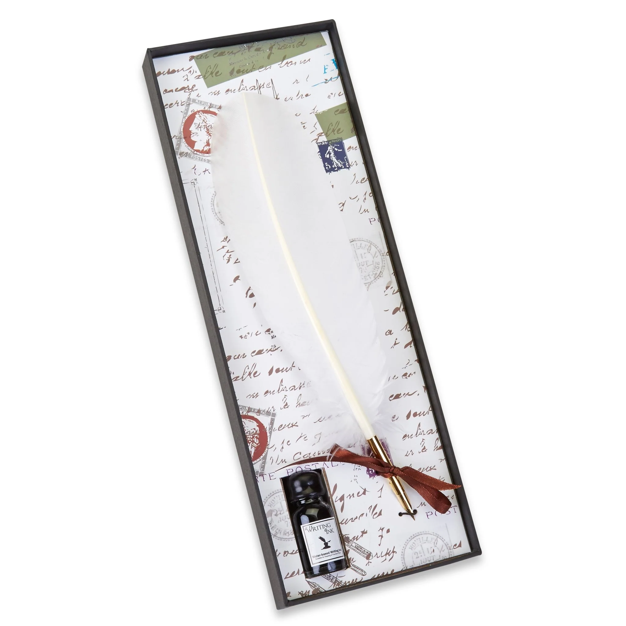 Feather Quill Pen & Ink Set -Turkey - Image 5