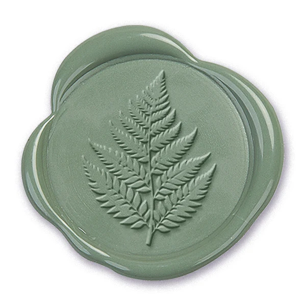 Fern Leaf  Wax Seal Stamp #5213 -USA Handcrafted - Image 2